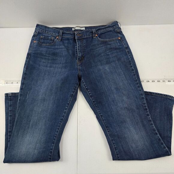 Levi's 515 boot cut jeans blue denim 16 s/c medium wash womens 4712 - Picture 1 of 12